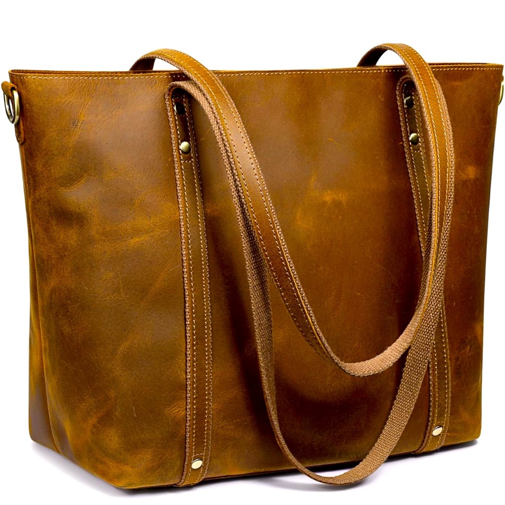 Genuine Leather Tote Bag